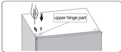HISENSE RB327N4AD2 - Reversing the door - 15
