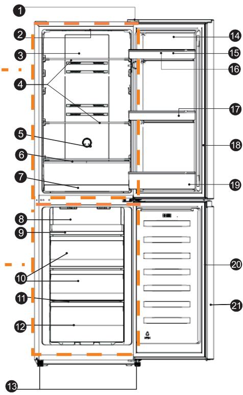 HISENSE RB327N4AD2 - Visione dell'apparecchio - 1
