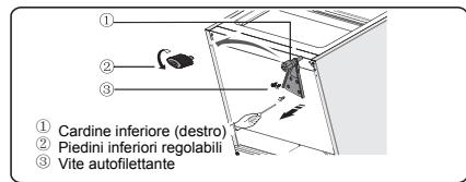 HISENSE RB327N4AD2 - Invertire la porta - 11