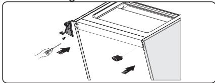 HISENSE RB327N4AD2 - Reversing the door - 11