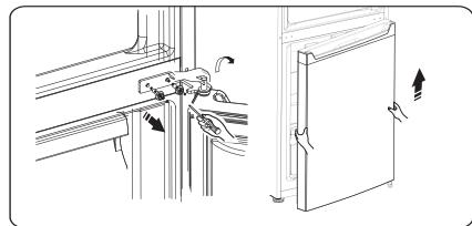 HISENSE RB327N4AD2 - Inversion de la porte - 7