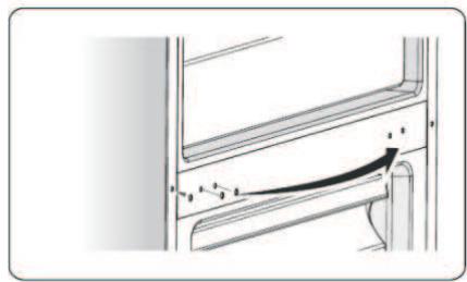 HISENSE RT600N4DC2 - Reversing the door - 8