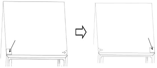HISENSE RT600N4DC2 - Inverser la porte - 3