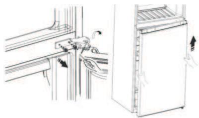 HISENSE RT600N4DC2 - Reversing the door - 6