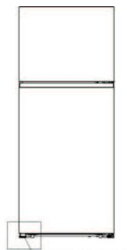 HISENSE RT600N4DC2 - Leveling of appliance - 2