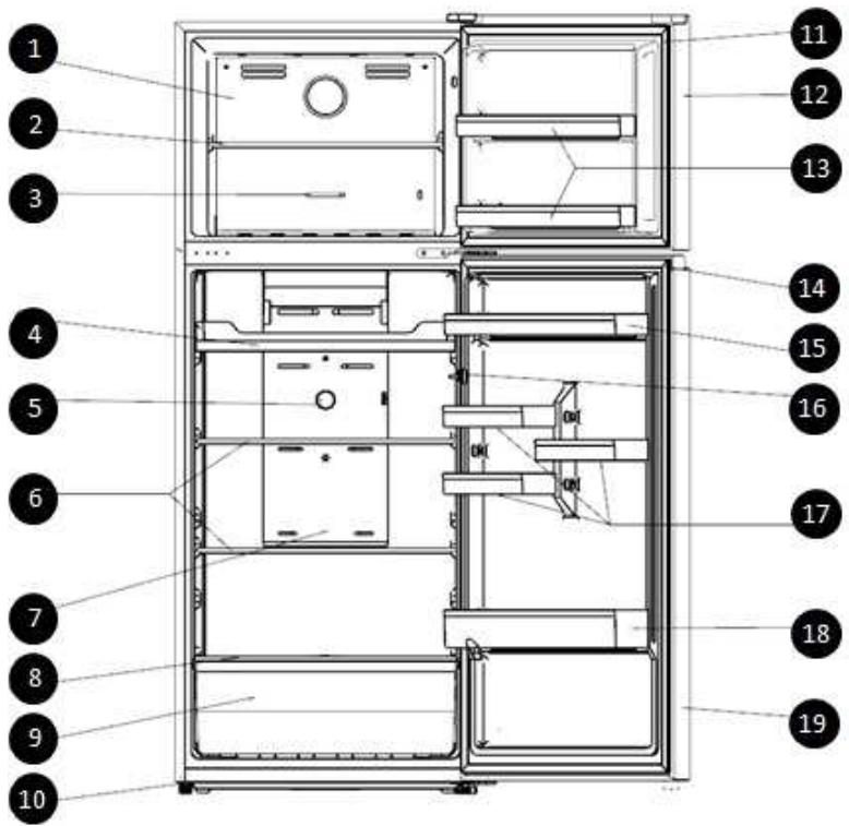 HISENSE RT600N4DC2 - Description de l'appareil - 1