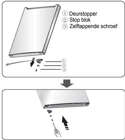 HISENSE RT600N4DC2 - Het omkeren van de deur - 8
