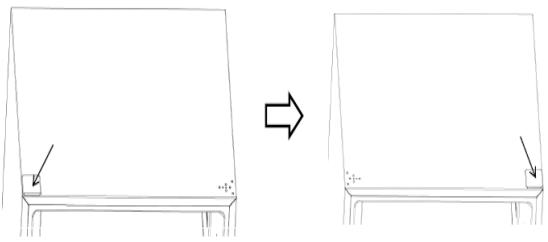 HISENSE RT600N4DC2 - Invertire la porta - 3
