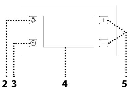HOTPOINT FA2530HIX - PANNEAU DE COMMANDES - 2