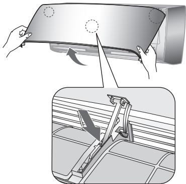 SAMSUNG AQV-09-YWAX - Ouverture du panneau - 1
