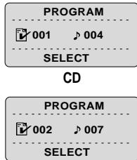 SAMSUNG MCD-CM300 - Pour confirmer le programme - 1