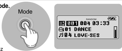 SAMSUNG MCD-SF85 - La fonction écoute aléatoire - 1