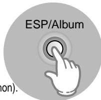 SAMSUNG MCD-SF85 - Appuyez sur la touche esp/album. - 1