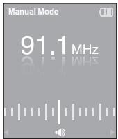 SAMSUNG YP-K3JQR - Pour rechercher manuellement les fréquences - 1