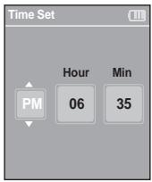 SAMSUNG YP-K3JQR - Réglage de l'heure - 1