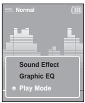SAMSUNG YP-K3JQR - Pour sélectionner le Mode lecture - 1