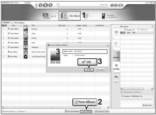SAMSUNG YP-K3JQR - Créér une liste de lecture avec Media Studio de Samsung - 1