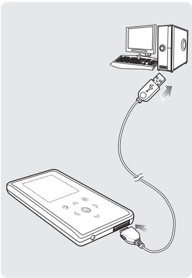 SAMSUNG YP-K3JQR - Chargement de la pile - 1
