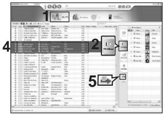 SAMSUNG YP-K3JQR - Créér une liste de lecture avec Media Studio de Samsung - 2