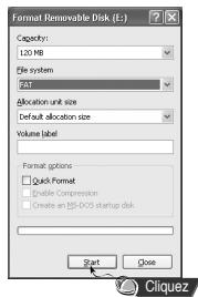 SAMSUNG YP-T4H - Formatage - 2