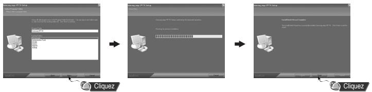 SAMSUNG YP-T4H - Installer le logiciel - 3