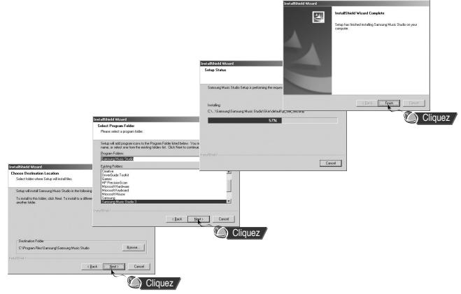 SAMSUNG YP-T4H - Installation de Music Studio - 1