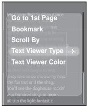 SAMSUNG T9 1GB - Réglage du type de visionneuse de texte - 1
