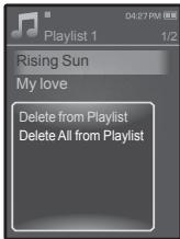 04:27 PM Playlist 1 1/2 Rising Sun My love Delete from Playlist Delete All from Playlist