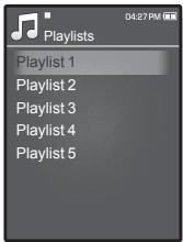 04:27 PM Playlists Playlist 1 Playlist 2 Playlist 3 Playlist 4 Playlist 5