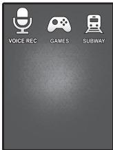 VOICE REC GAMES SUBWAY