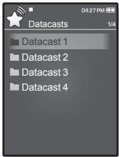 Datacasts 1/4 Datacast 1 Datacast 2 Datacast 3 Datacast 4