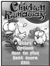 Chicken Punchaway Start Options How to play Best score Exit