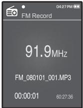 04:27 PM FM Record 91.9MHz FM_080101_001.MP3 00:00:01 60:27:36