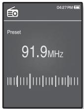 04:27PM Preset 91.9MHz