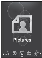 SAMSUNG YP-S3 - Affichage des images - 3