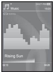 SAMSUNG YP-S3 - Lecture de fichiers musicaux - 5