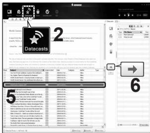 SAMSUNG YP-S3 - Transfert des donnees depuis - 2