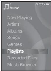 SAMSUNG YP-S3 - Creation d'une LISTE de lecture sur votre lecteur MP3 - 5
