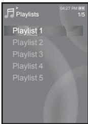 SAMSUNG YP-S3 - Creation d'une LISTE de lecture sur votre lecteur MP3 - 6