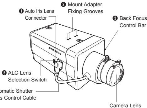 SAMSUNG SCC-B2013P - Side View - 1