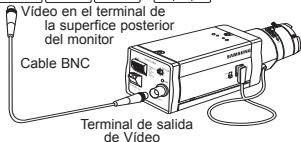 SAMSUNG SCC-B2013P - Conexión de los cables y comprobación de funciona - 6