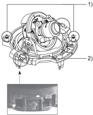 SAMSUNG SCC-B5392P - Smontare/montare il Corpo principale dalla Cassa - 1