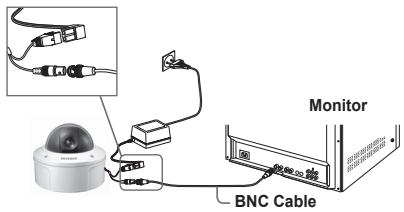 SAMSUNG SCC-B5392P - Connecting cables and changing the settings - 1