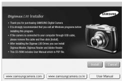 SAMSUNG DIGIMAXL80 - A propos du logiciel - 1