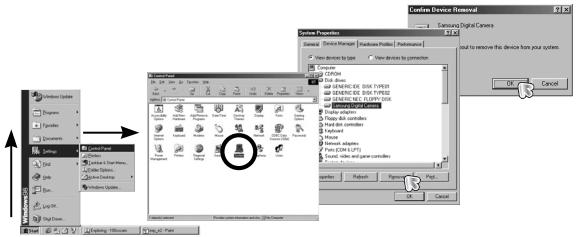 SAMSUNG DIGIMAXL80 - Suppression du Pilote USB pour Windows 98SE - 1