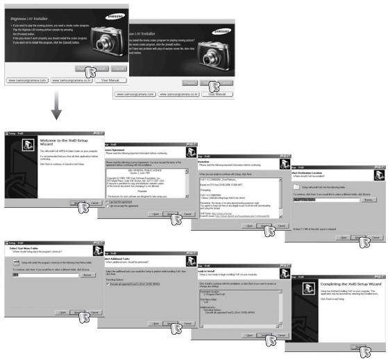 SAMSUNG DIGIMAXL80 - Installer le logiciell - 3