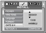 SAMSUNG DIGIMAXL80 - [ Paramétrage Date / Heure / Type de date ] - 1