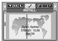 SAMSUNG KENOX X700 - Heure mond. - 2