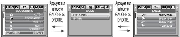 SAMSUNG KENOX X700 - Comment utiliser le menu - 1