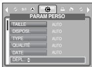 SAMSUNG KENOX X700 - PictBridge : Paramétrage impression - 1